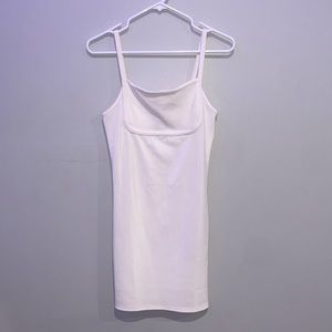 Forever 21 Solid White Short Tight Dress